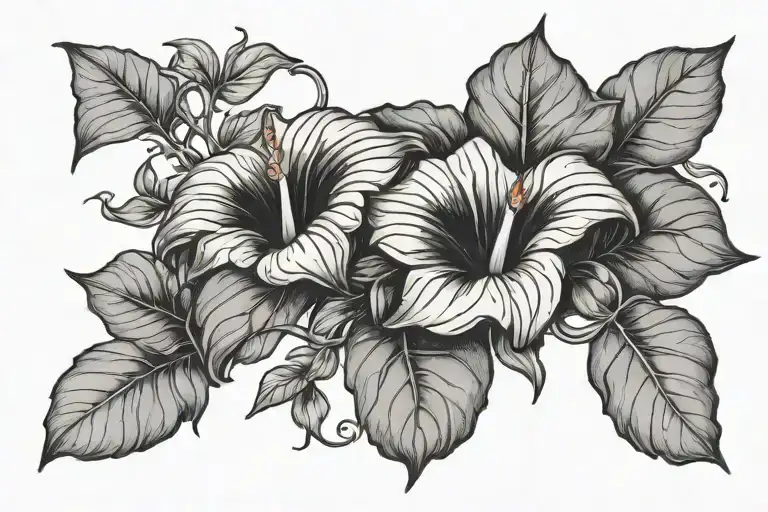 Bloody Morning Glory Vine