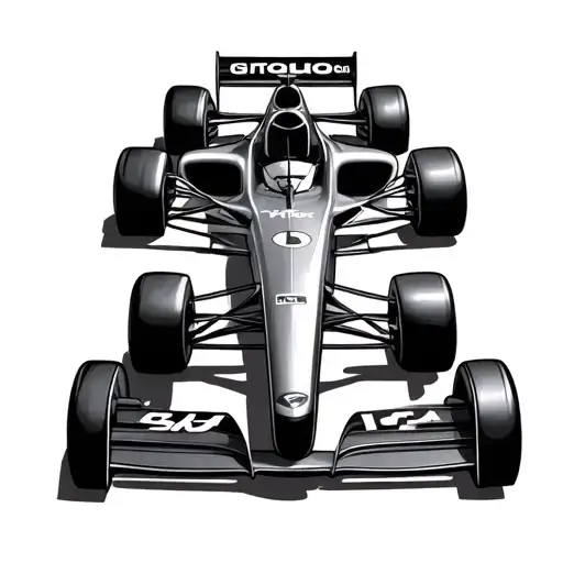 F1 Car And Spa Circuit