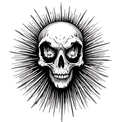 Craoss With Sun Rays Shining