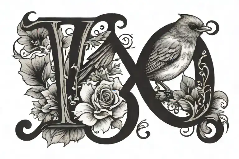 Create The Tattoo Alphabet Robin