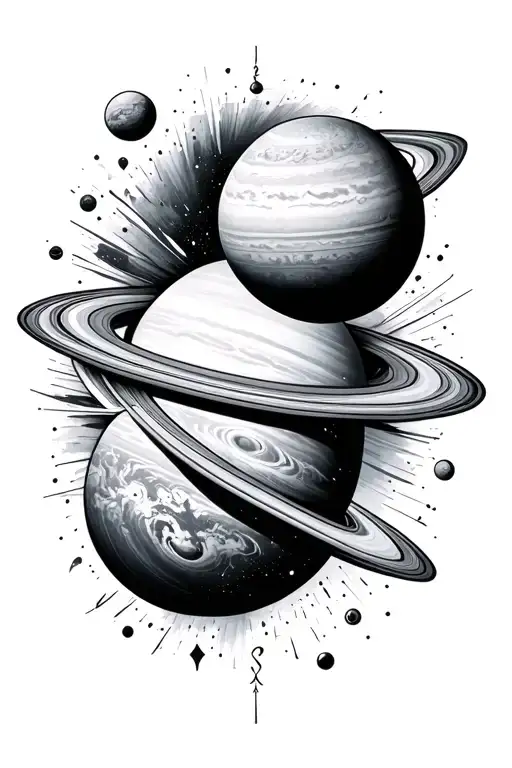 Meaningful Tattoo Planets