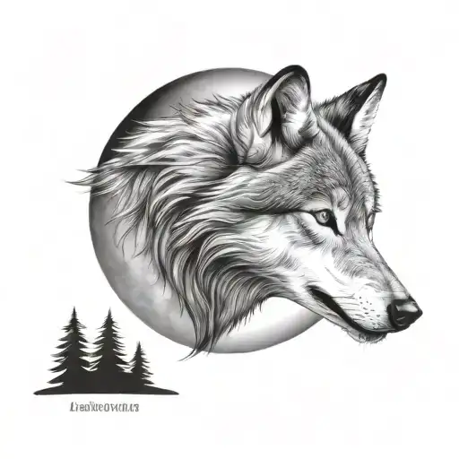 Wolf Howling At The Moon