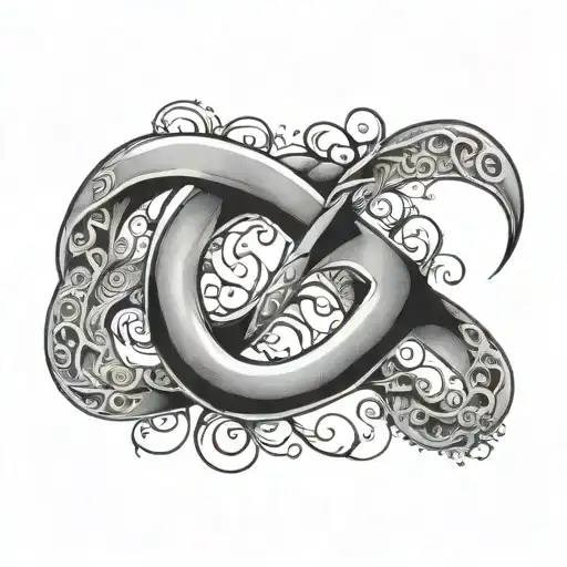 Closed Infinity Symbol And 1010