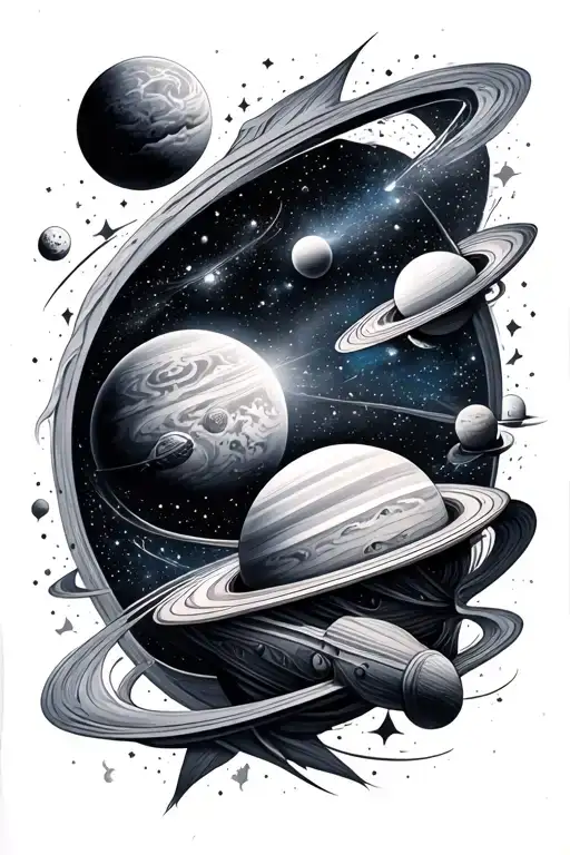 A Whole Theme Universe Space Galaxy And Universe