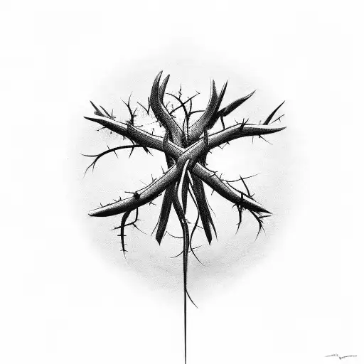Brain With Crown Of Thorns