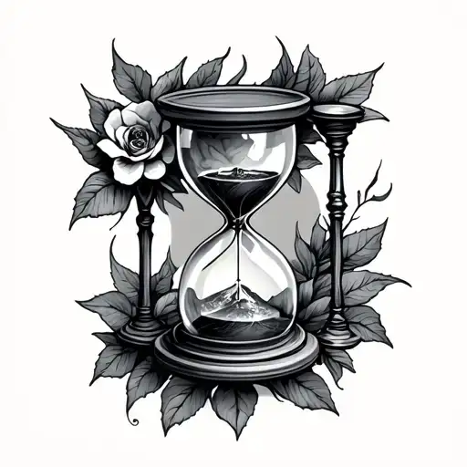 Memento Mori Hourglass