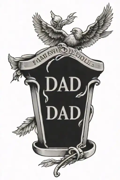 Dad Memorial Tomb Stone