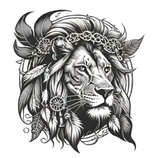 Dreamcatcher Lion