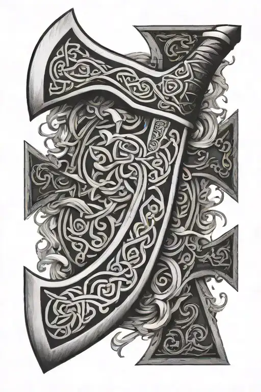 Celtic Viking Axe