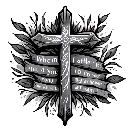 Bible Verse Cross