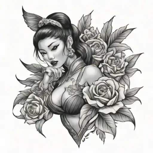 Asian Pinup