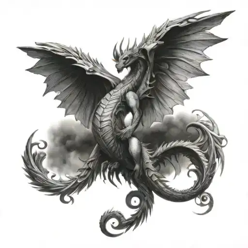 Arch Angel Dragon Wings