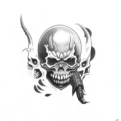 Demon Head Screaming