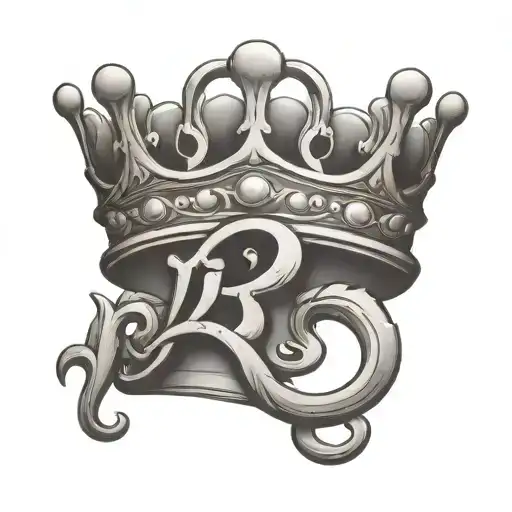 Letter B Crown