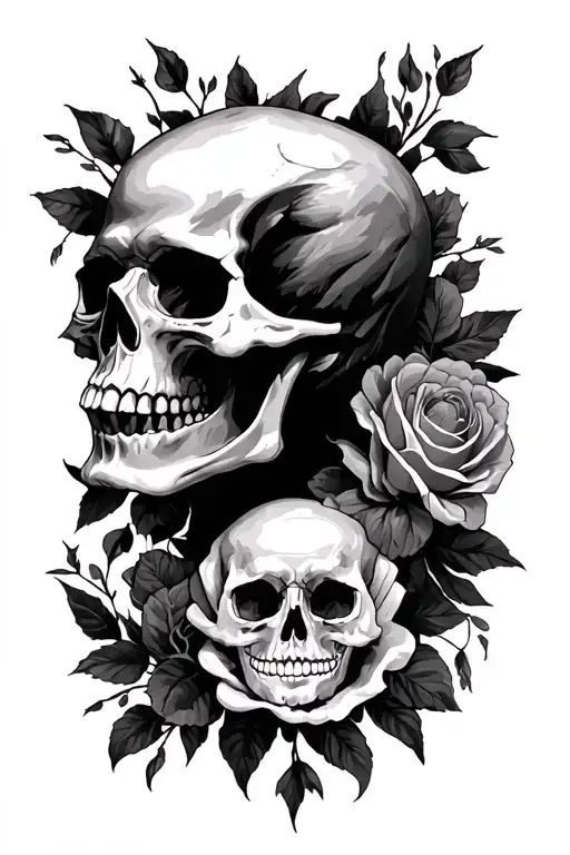 Memento Mori Without Skull While Also Having That Sentence Included In That