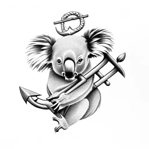 Koala And Anchor