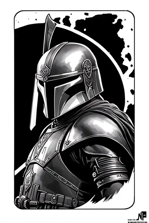 Viking Inspired Star Wars Mandalorian Sleeve