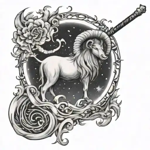 Magic Wand From Which Aries And Leo Are Conjured As Patronus