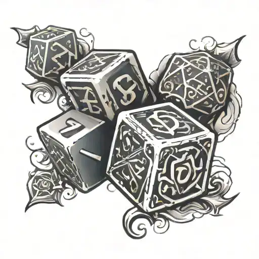 Dnd Dice In Staff