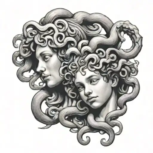 Medusa And Male Child