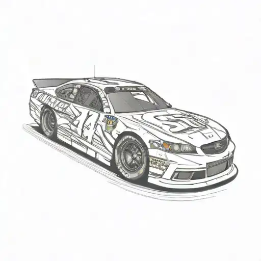 A Nascar Car