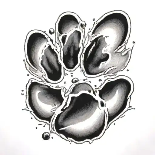 A Cat Pawprint Made