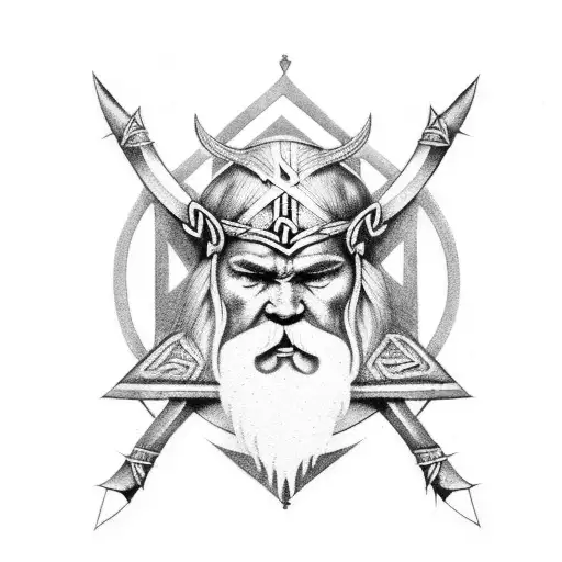 Nordic Viking Half Sleeve