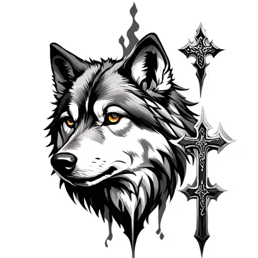 Wolf And Cross