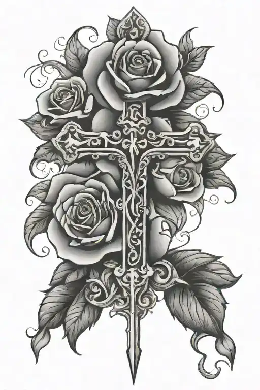 The Cross On The Rose