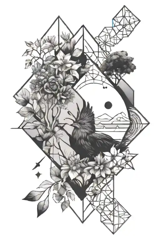 Geometric Nature Scene