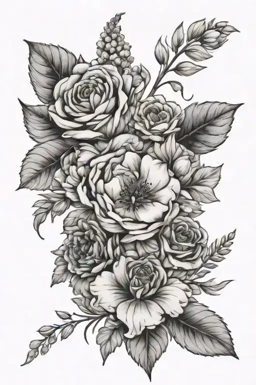 Birth Flower Bouquet