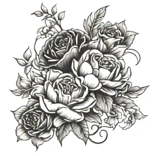 Birth Flowers Intertwined