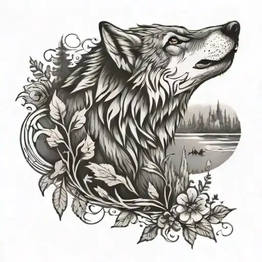 Wolf And Nature