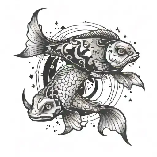 Constellation Pisces Mixed With Capricon