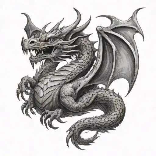 Dragon With Wings