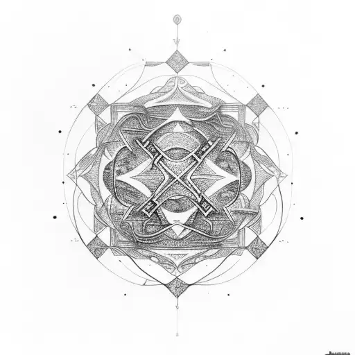 An Intricate Constellation Design Inspired By Nordic Mythology