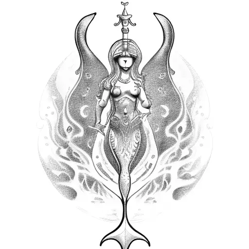 Aquarius Water Bearer Mermaid