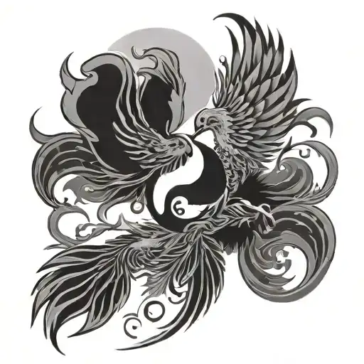 Yin Yang And Phoenix