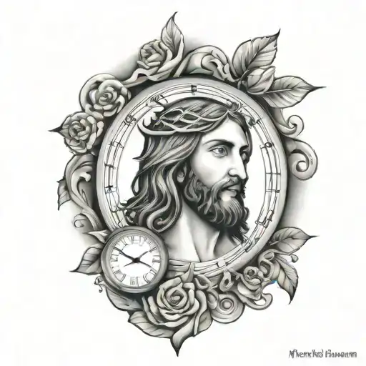 Clock And Jesus