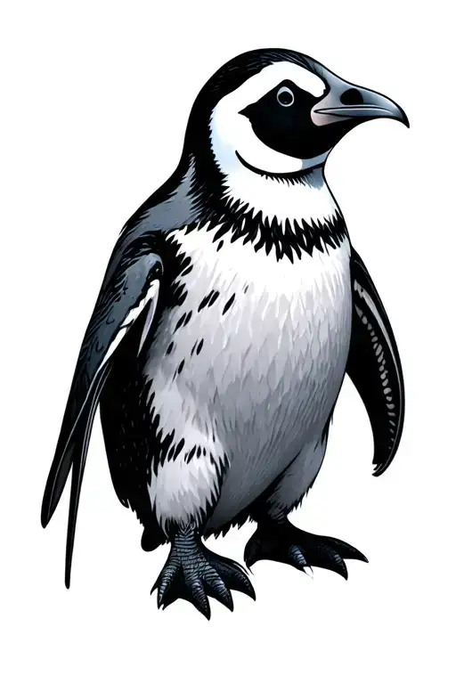 Dark Metal Penguin