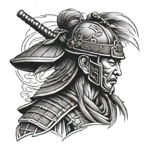 Traditional Samurai Warrior