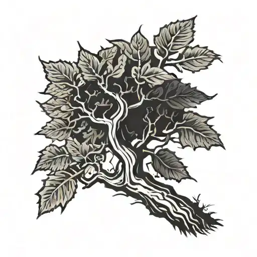 Fig Tree With Lightning Bolt