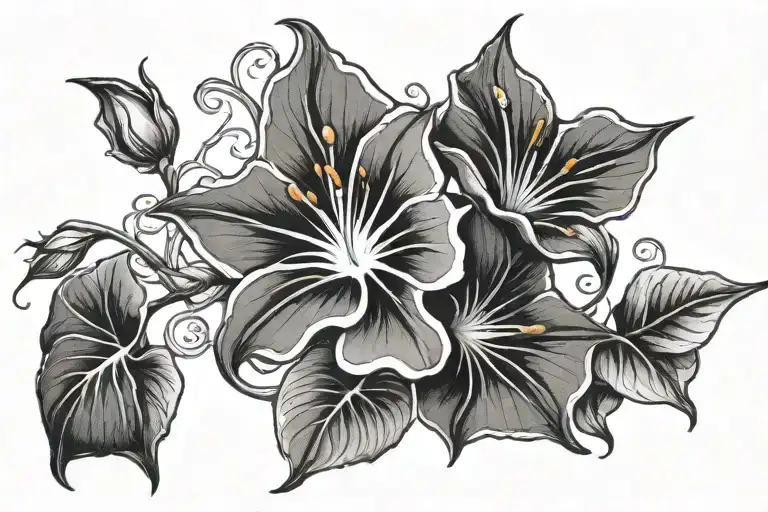 Bloody Morning Glory Vine