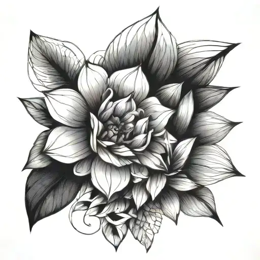 A Geometric Pattern Inspired By The Calming Nature Of Flowers