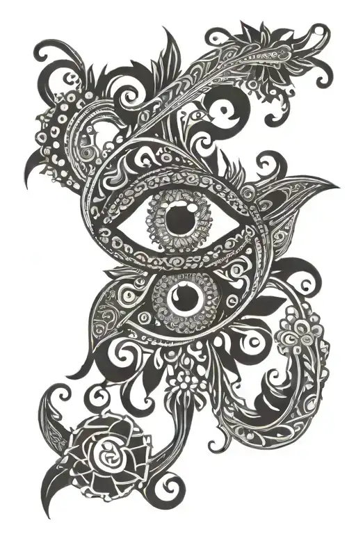 Paisley Evil Eye