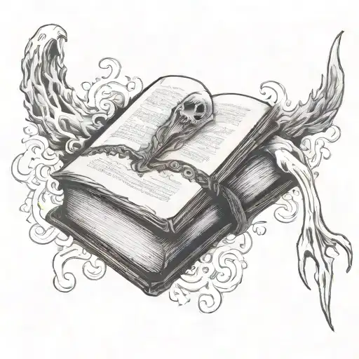 Book With Ghost Coming Out