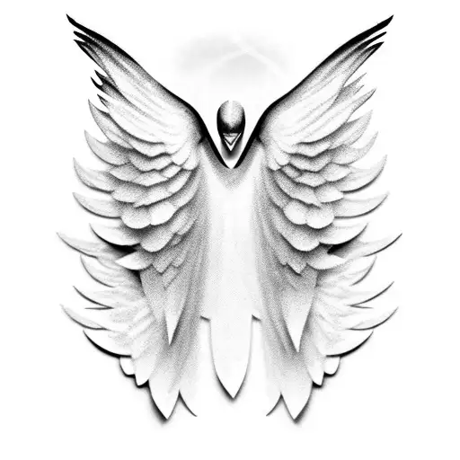 Angel Wings Made Of Knives