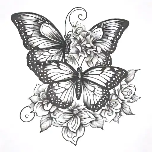 Miss You Dad Butterfly And Star