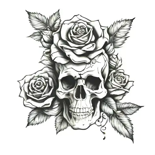 Skull Roses