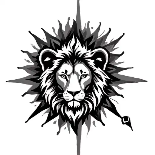 Lion And Sun